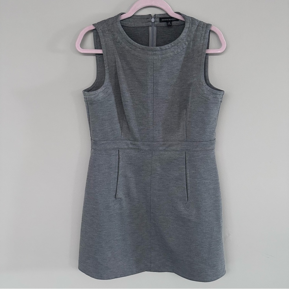 Banana Republic Shift Dress Grey Size 12